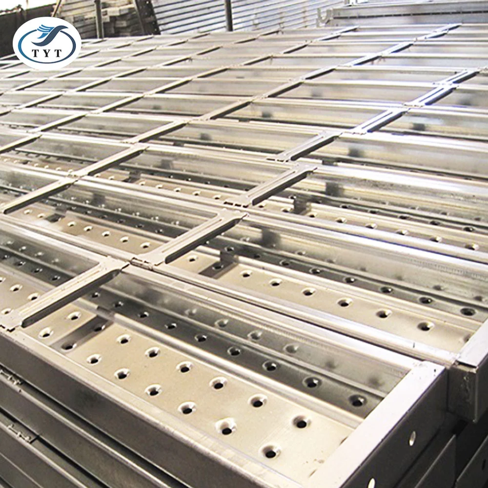 Scaffolding parts steel plank, platform, metal deck