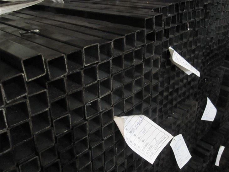 マイルドスチールブラックスクエアチューブとパイプ